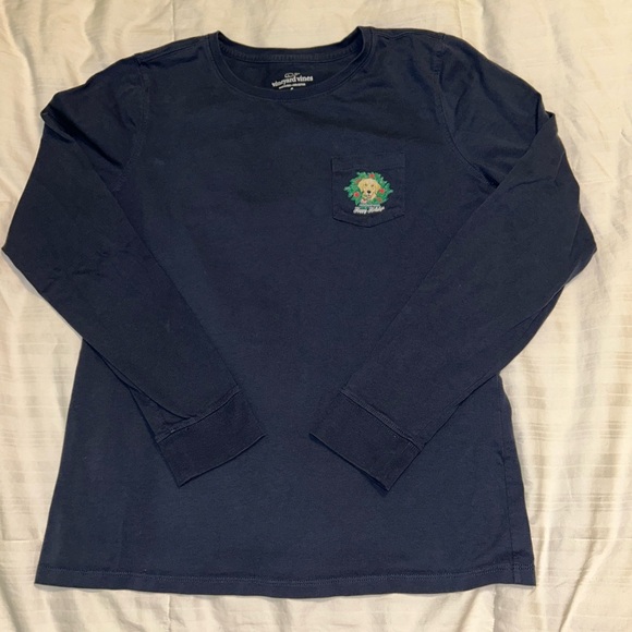 Vineyard Vines Tops - Vineyard Vines Happy Holidays Dog Shirt